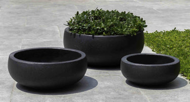 Campania International Fiber Cement Rio Bowl - S/3 Urn/Planter Campania International Playa Noche